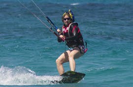 Private Kitesurfing Lessons for Teens & Adults - Beginners from Flisvos Kite Centre Naxos.
