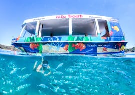 Sunset Trip in a Glass-Bottom Boat along the Coast of Pula with Rio Boat Pula