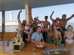 Das Bild wurde während der Bootsfahrt zum Naturpark Kamenjak mit Mittagessen und Schwimmen auf dem Rio Boat Pula aufgenommen.