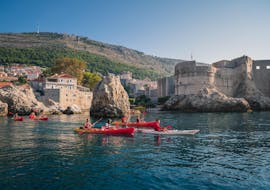 Morning Sea Kayaking around Lokrum Island with a Swim Break with Adventure Dalmatia Dubrovnik