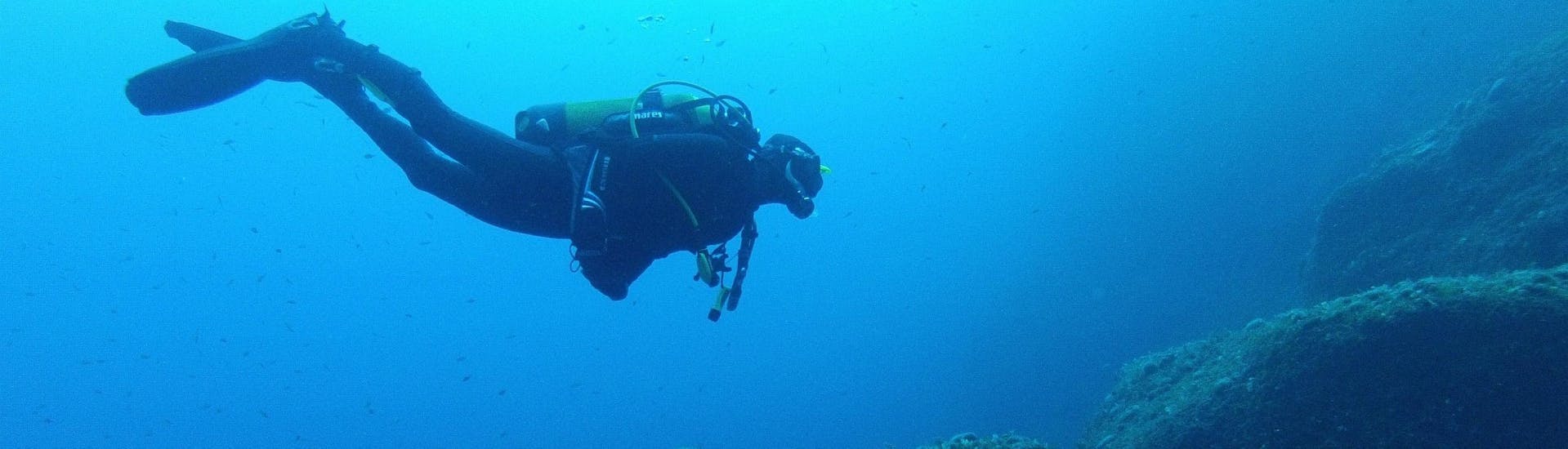 PADI Discover Scuba Diving in Gozo, Malta.
