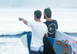 Privé surflessen in Tarifa vanaf 9 jaar voor beginners met Surfer Tarifa.