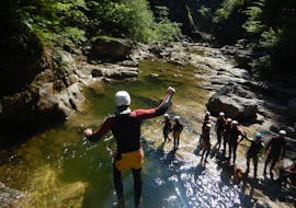 Canyoning near Hallein for Beginners - Jump&#39;n Fun with myadventure Schladming