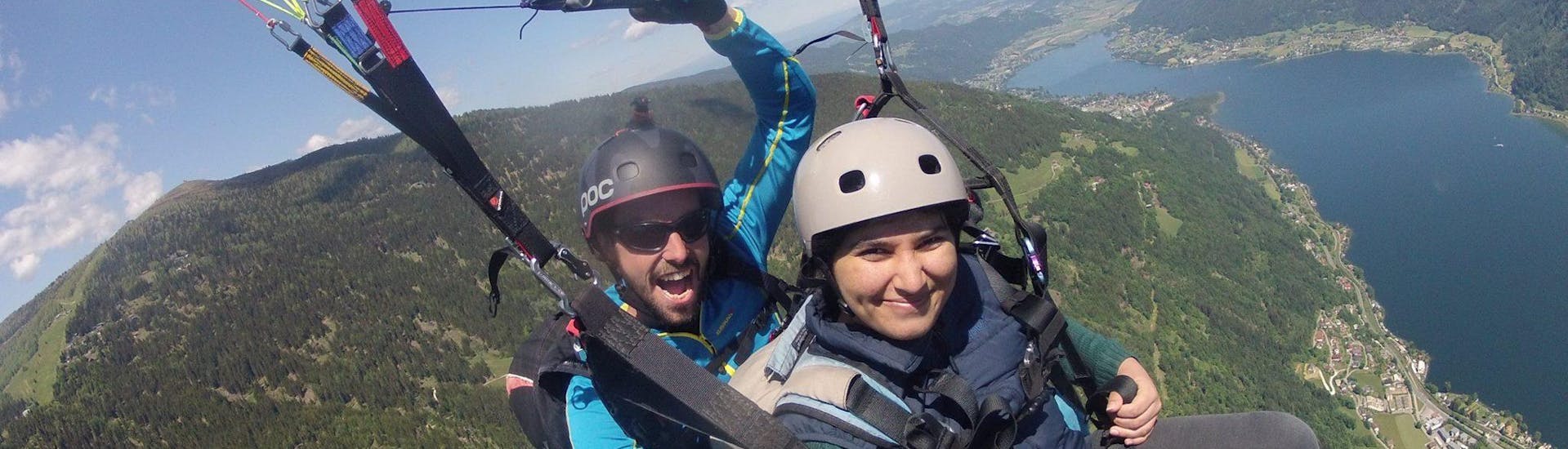 Tandem Paragliding from Gerlitzen - Thermal Flight with Adventure-Wings Ossiachersee - Hero image