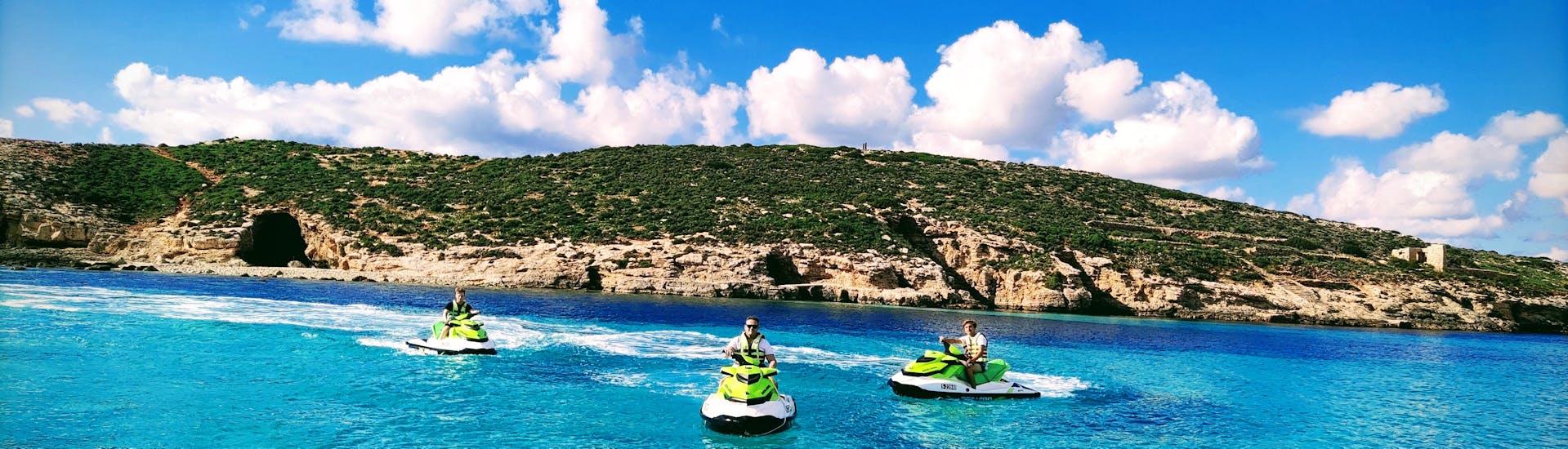 Jetski in Qala - Blue Lagoon Malta.