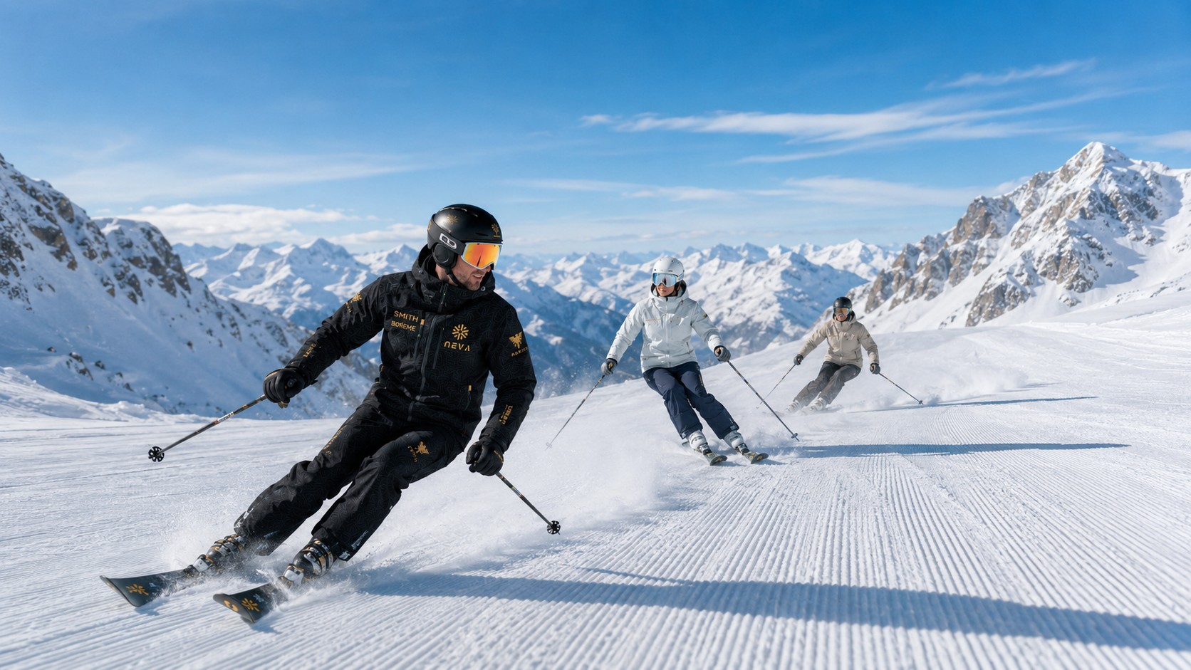 Cours particulier de ski Adultes avec École de ski Neva Val d'Isère.