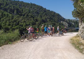 Picture of the participants of the Mountain Bike Tour to Krka National Park - Difficult with Karika Vodice.