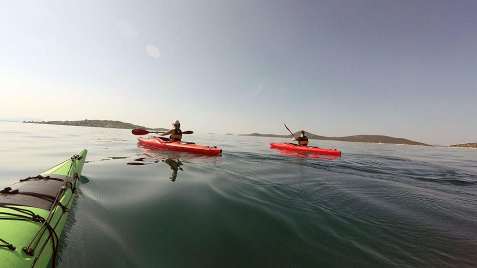 Sea Kayaking Tour from Vodice to the Island Prvić with Karika Vodice.