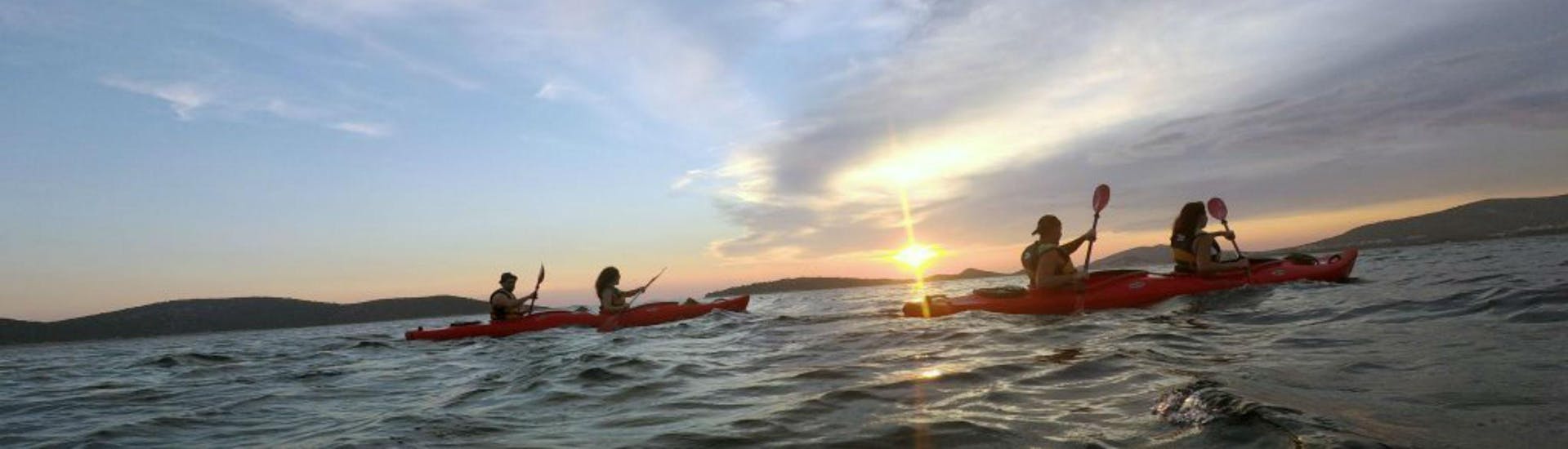 Sea Kayaking Tour from Vodice to the Fortress of St Nicholas.