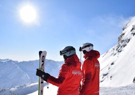 Adult Ski Lessons for First Timers from Ski School Snowsports Mayrhofen.