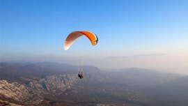 Thermic Tandem Paragliding at Tribalj Lake from Sky Riders Paragliding Croatia.