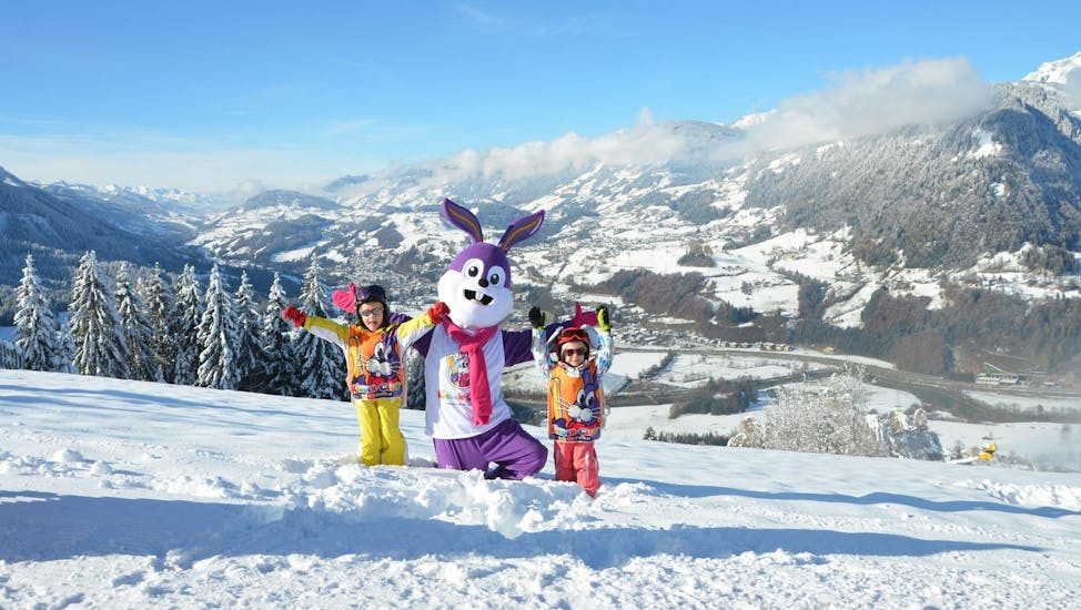 Kids Ski Lessons (4-14 y.) for Beginners in Großarl.