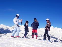 Lezioni private di sci per bambini a partire da 3 anni per tutti i livelli con Evolution 2 Peisey Vallandry - H2oSports.