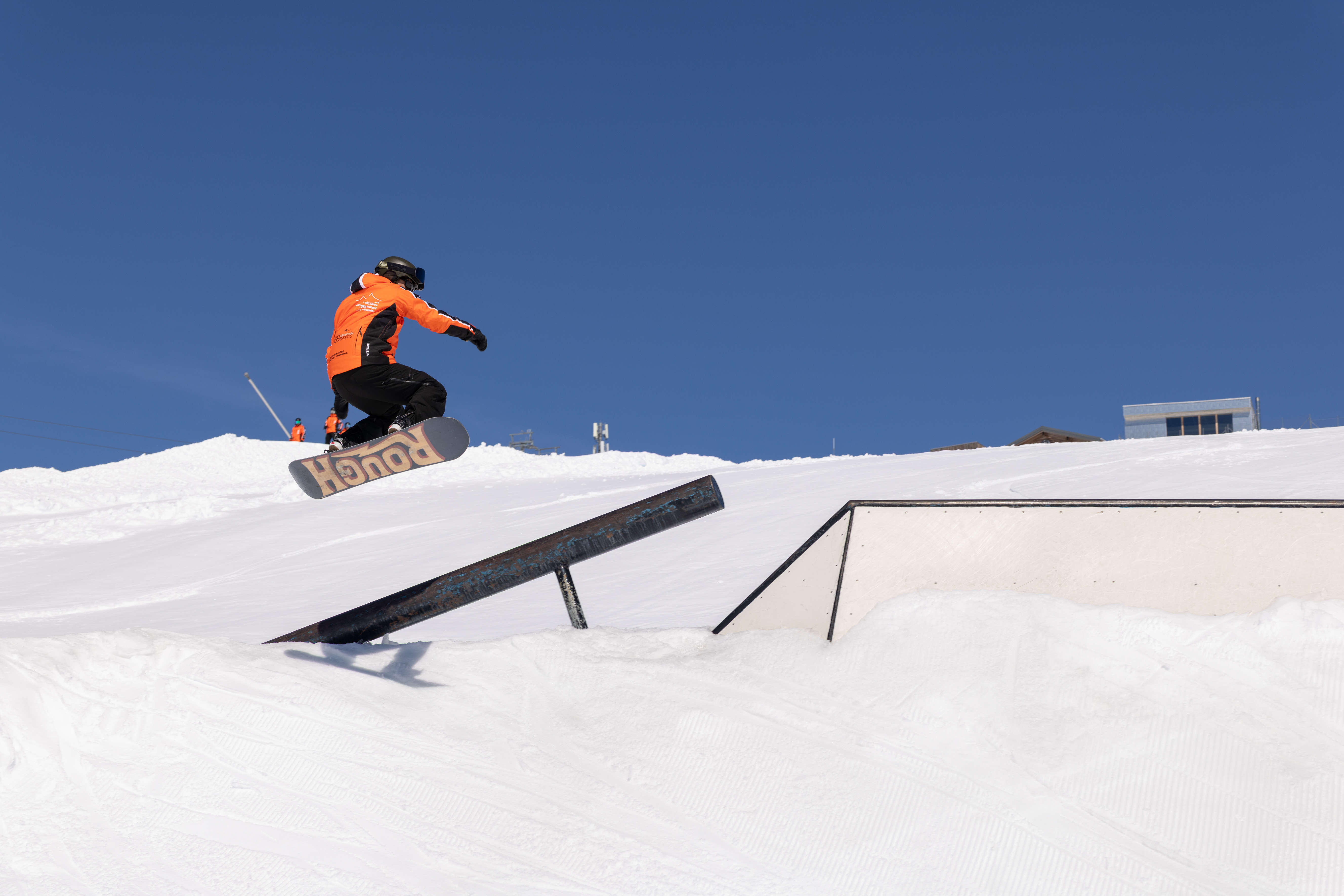 Off-piste snowboardlessen voor kinderen - FWT Club - Montana.