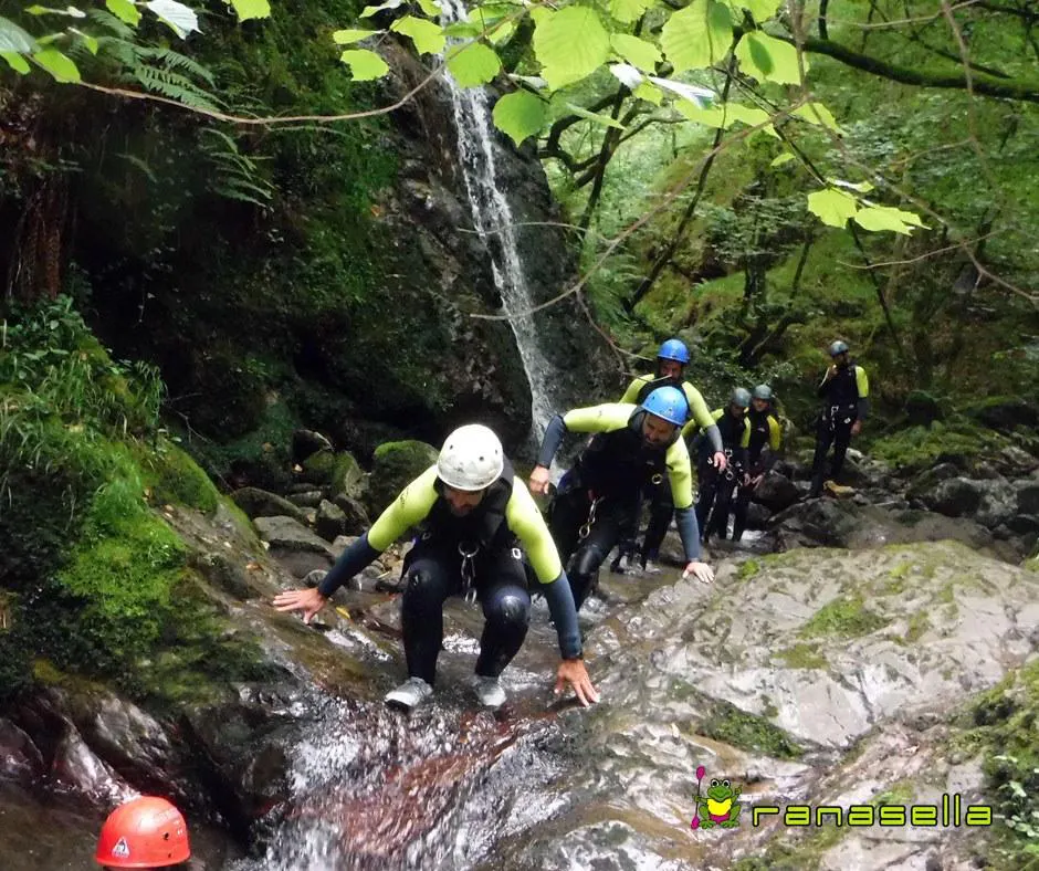 Canyoning "Carangas" - Asturien mit Rana Sella Arriondas Canyoning "Carangas" - Asturien mit Rana Sella Arriondas.