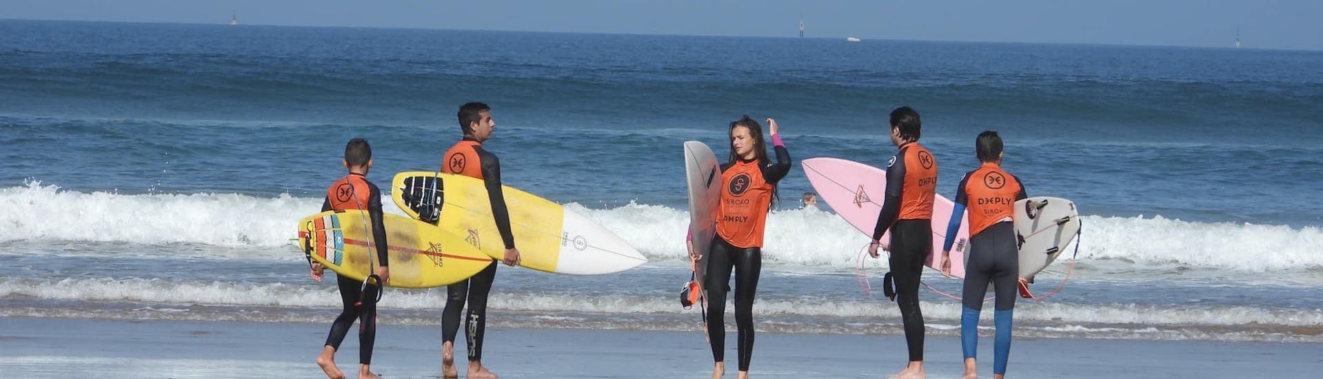 Cours de surf (dès 7 ans) pour Débutants.