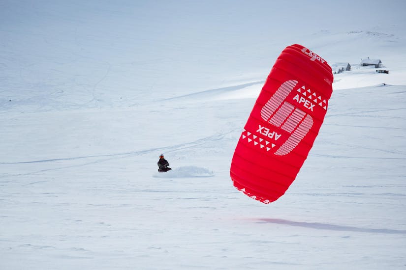 Snowkite Lessons for Kitesurfer.