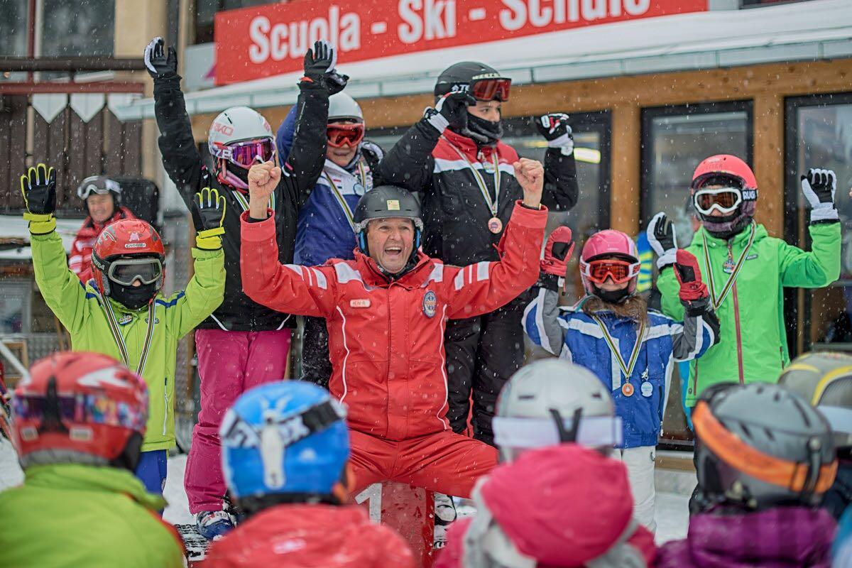 Cours de ski Enfants dès 7 ans pour Tous niveaux avec Ski School Speikboden Ahrntal.