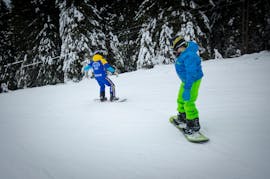 Private Snowboarding Lessons for Kids of All Levels from Crystal Ski  Demänovská Dolina.