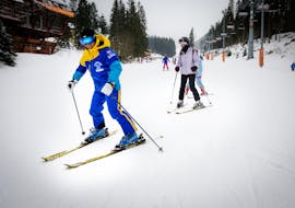 Clases de esquí privadas para adultos a partir de 17 años para todos los niveles con Crystal Ski  Demänovská Dolina.