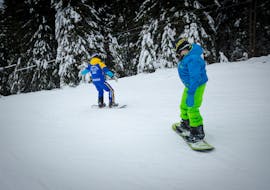 Private Snowboarding Lessons + Hire Package for Kids from Crystal Ski  Demänovská Dolina.