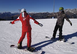 Clases de snowboard privadas a partir de 5 años para todos los niveles con Scuola Nazionale Sci & Snow Monte Pora.