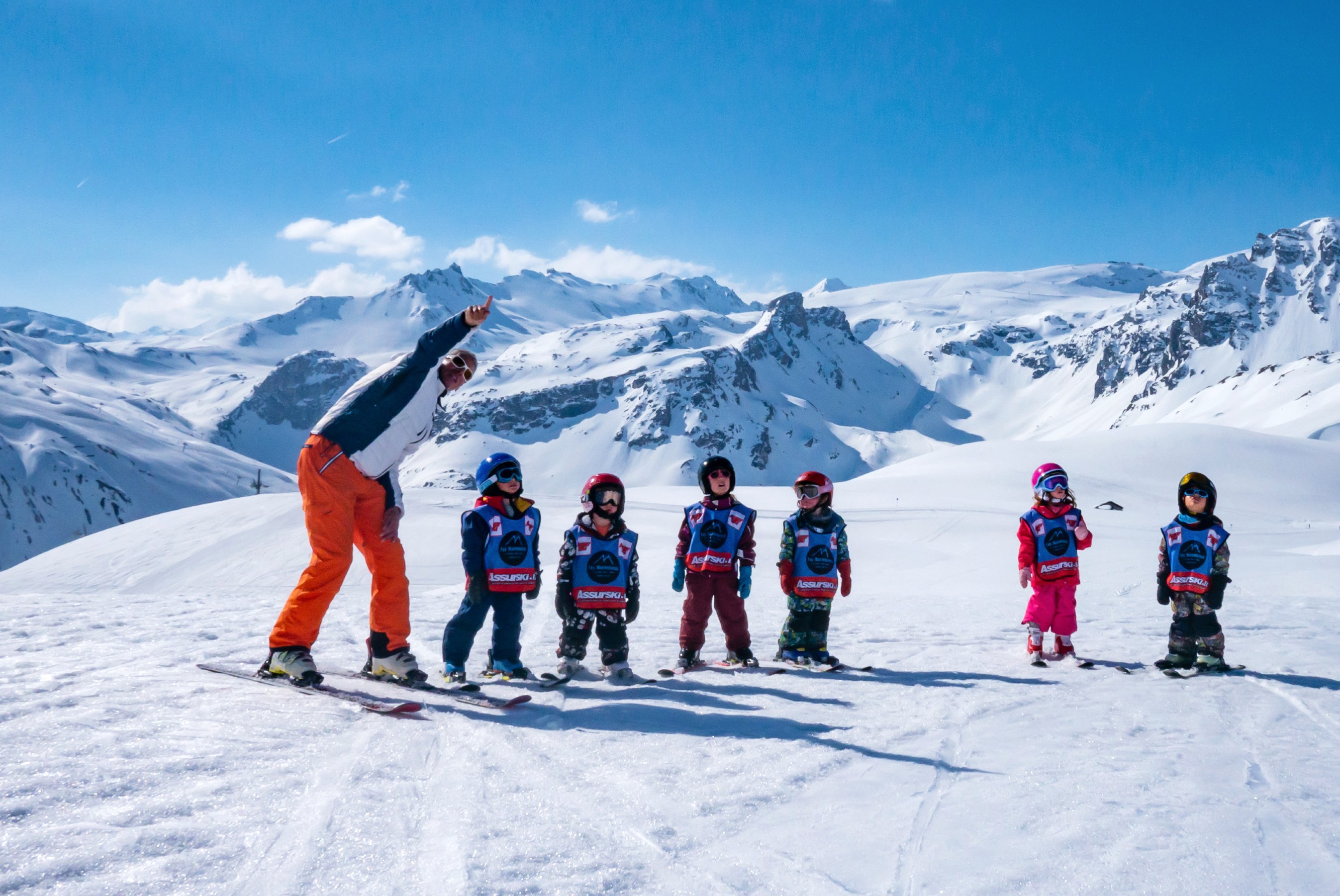 Lezioni di sci per bambini (3-5 anni) - Massimo 6 per gruppo con École de ski Evolution 2 Val d'Isère.