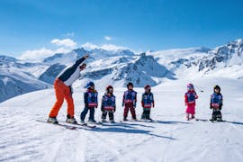 Kinder-Skikurse (3-5 J.) - Maximal 6 pro Gruppe mit École de ski Evolution 2 Val d'Isère.