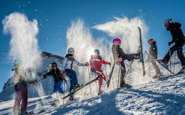 Kids Ski Lessons (6-14 y.) for Advanced Skiers