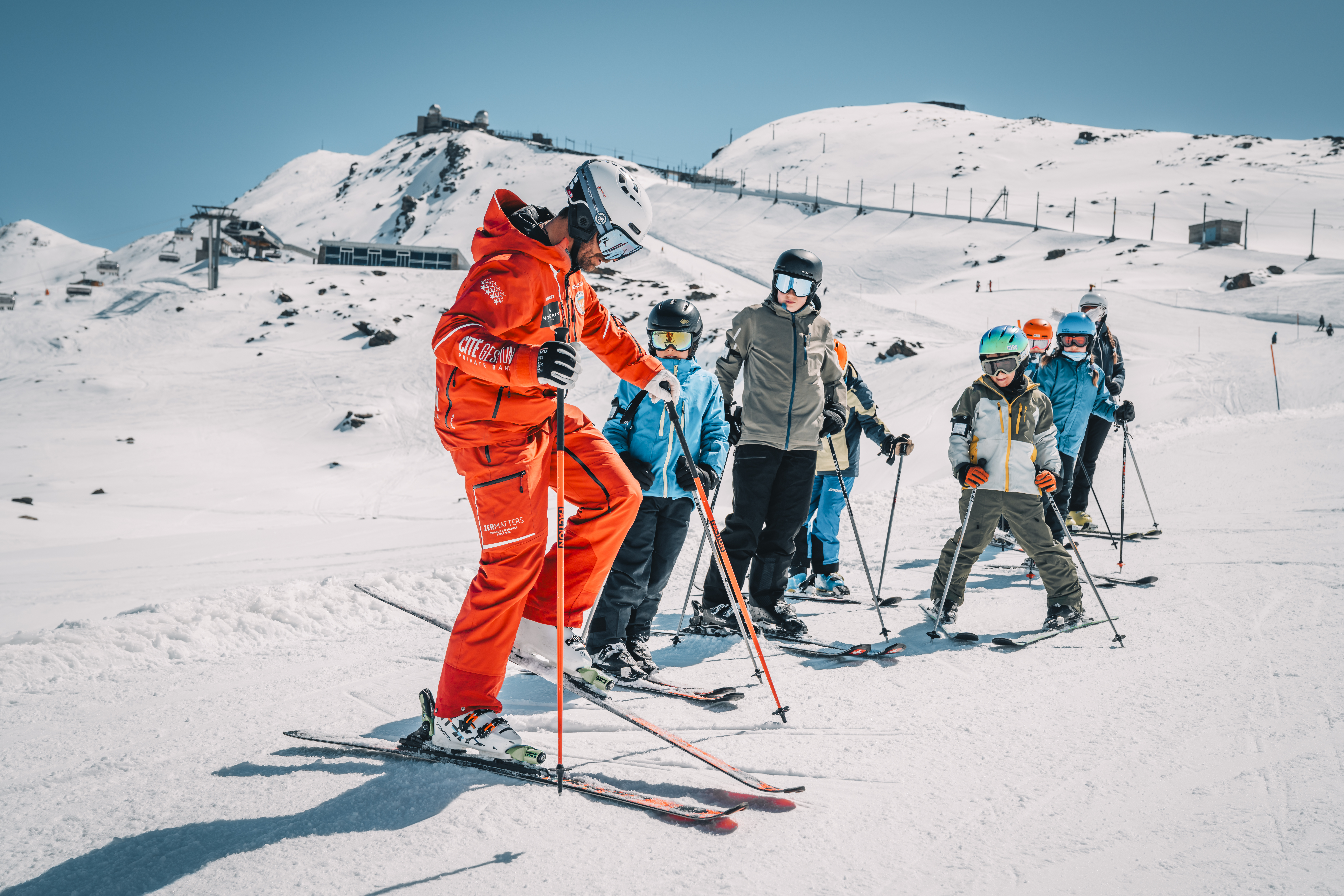 Kinder-Skikurs (6–14 J.) für Fortgeschrittene mit Schweizer Skischule Zermatt - Zermatters.