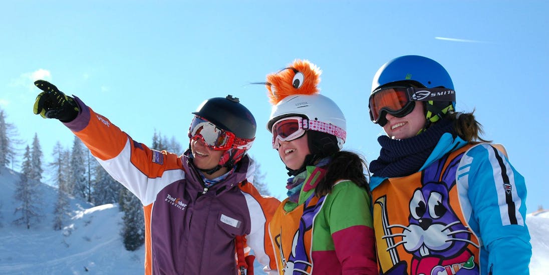 Skilessen voor kinderen "Wild Rabbits" (4-14 jaar) voor gevorderde skiërs in Großarl.