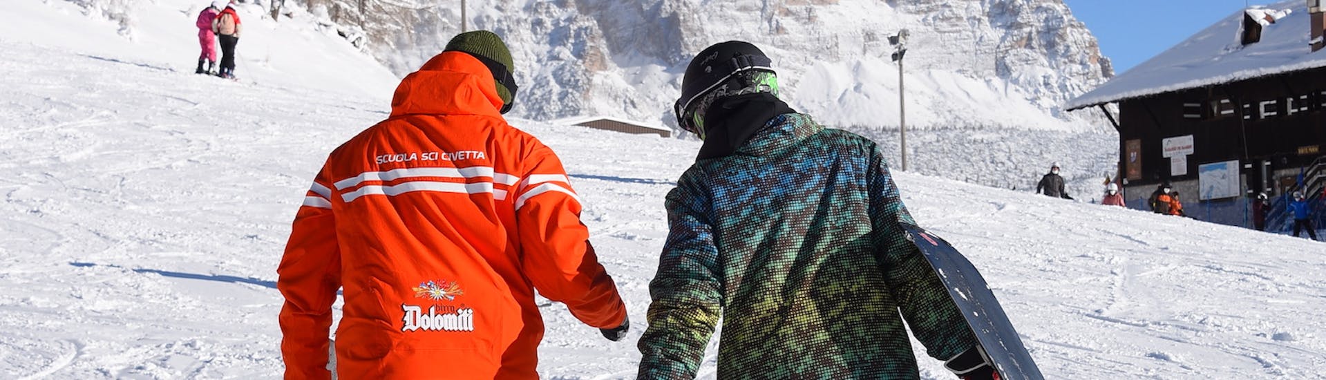 Lezioni private di snowboard per tutte le età e livelli con Scuola Sci Civetta - Val di Zoldo Pecol.