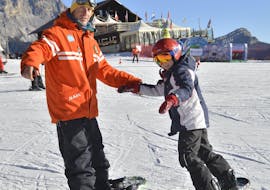 Privé snowboardlessen voor alle niveaus met Scuola Sci Civetta - Val di Zoldo Pecol.