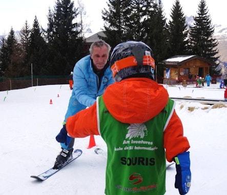 Les Arcs - Private Ski Lessons for Kids - Christmas - Arc 1800