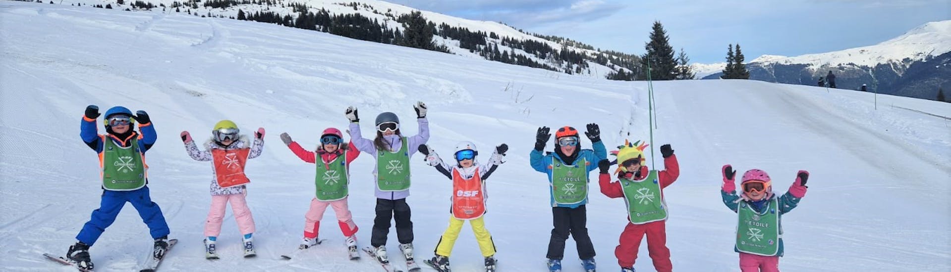 Lezioni di sci per bambini "Club Piou-Piou" (3-5 anni).
