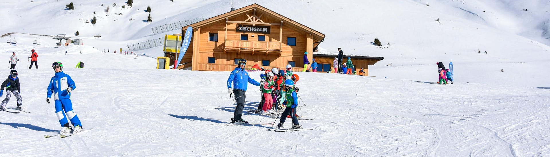 Kids Ski Lessons (6-14 y.) - Full Day - All levels.