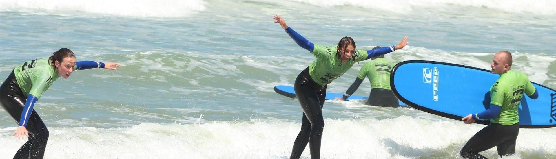 Surfing in Jeffreys Bay - Group Lessons.