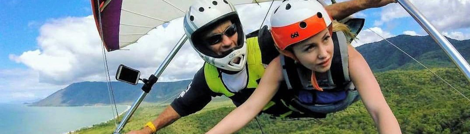 Lange afstand tandem paragliding in Wangetti (vanaf 10 j.).