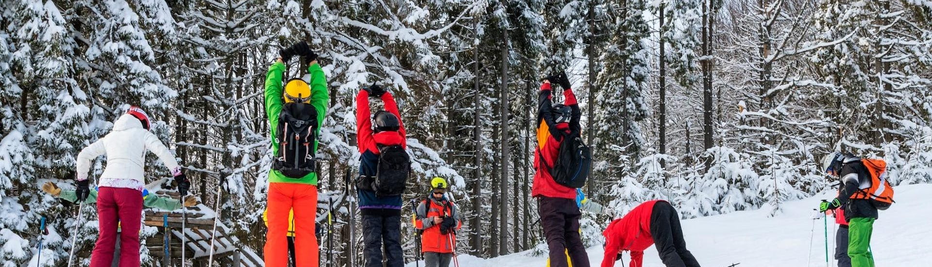 Premier Cours de ski pour Adultes.