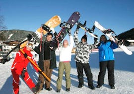 Privé Snowboardlessen voor Kinderen en Volwassenen - Niederau - Wildschönau met Happy Skischule Wildschönau.