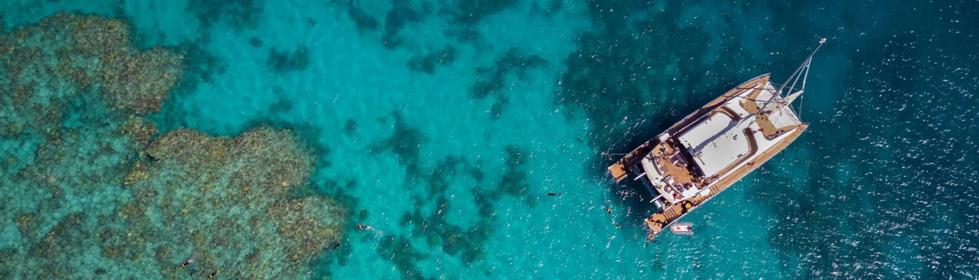 Boottocht naar Great Barrier Reef met zwemmen.