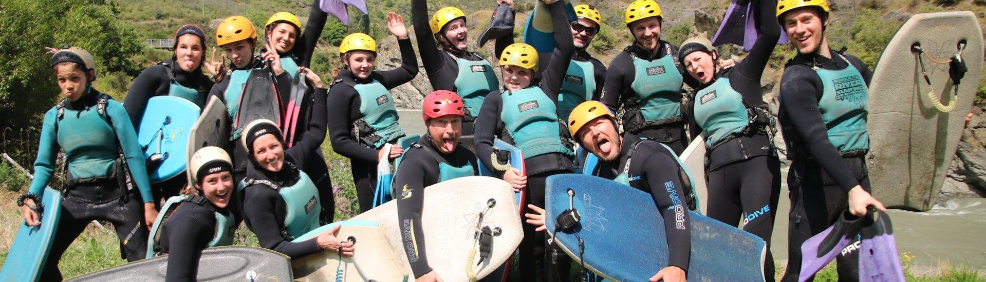 Riversurfing on the Kawarau River for Families