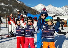 Clases de esquí privadas para niños a partir de 4 años para todos los niveles con ESI Monêtier Serre-Chevalier.