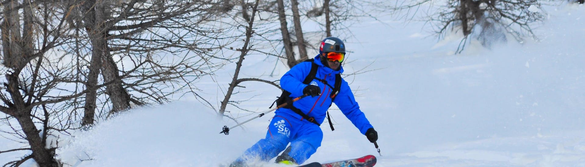 Lezioni di sci freeride (15-25 anni) per sciatori esperti.