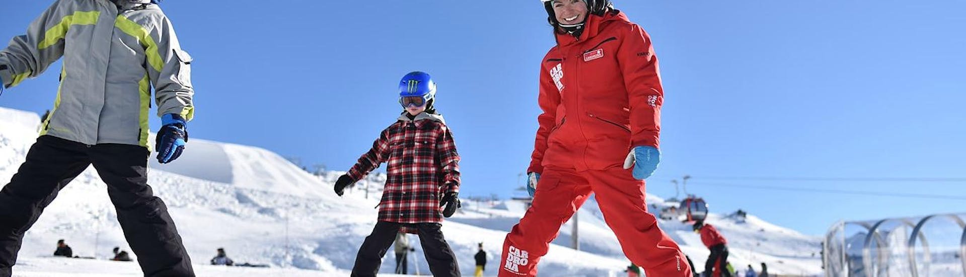 Lezioni di sci per bambini a partire da 5 anni principianti assoluti.