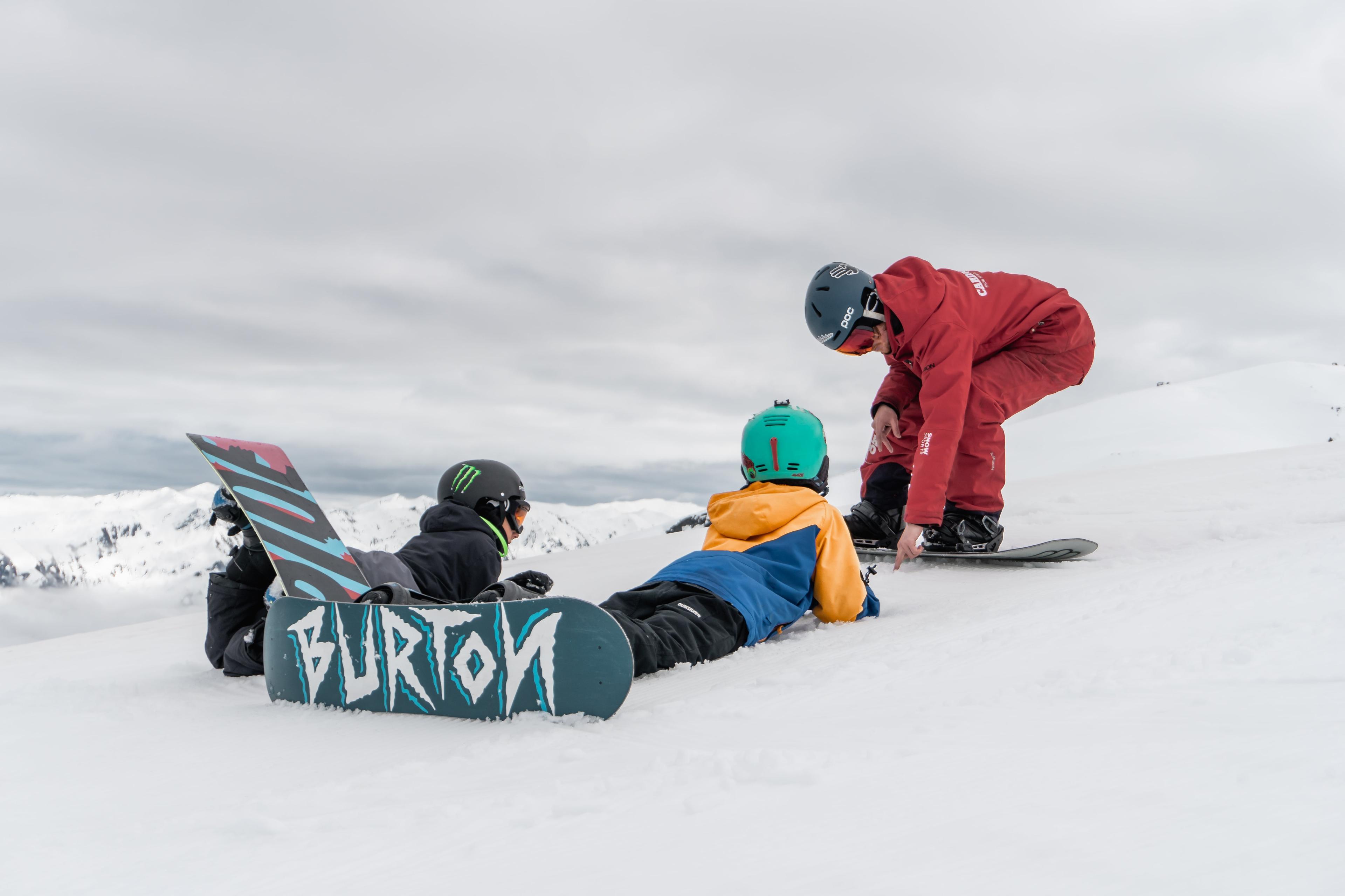 Snowboarding Lessons (7-17 years) - First Timer Package.