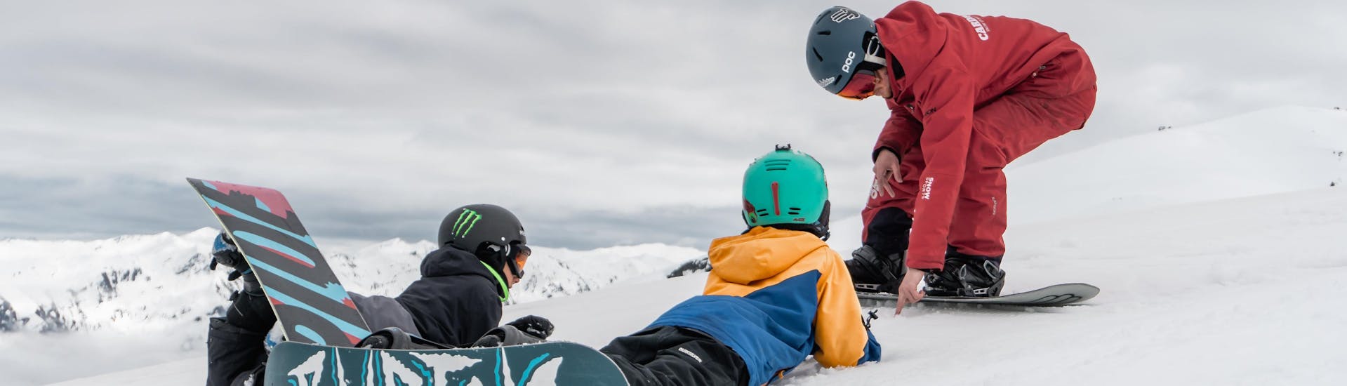 Snowboarding Lessons (7-17 years) - First Timer Package.