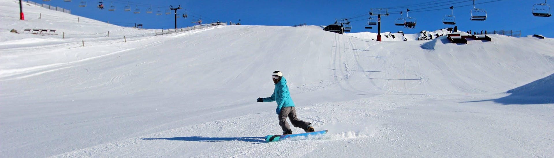 Clases de snowboard a partir de 5 años para todos los niveles.