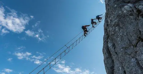 Via Ferrata expert à Gosau avec Bergführer Salzburg Via Ferrata expert à Gosau avec Bergführer Salzburg.
