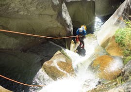 Gevorderde Canyoning in Piode - Rio Egua met Monterosa Canyoning.